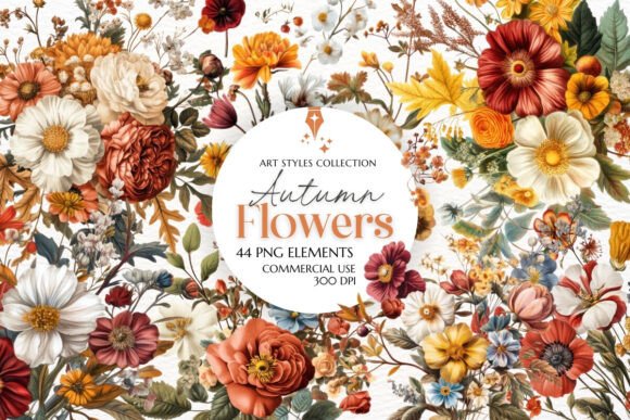 Embrace Autumn’s Palette: The Versatility of Clipart Bouquets