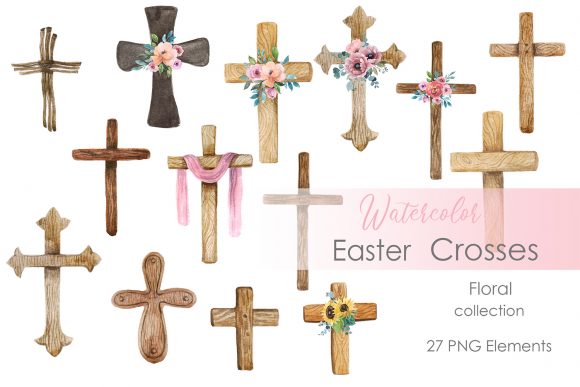Spring Wood Crosses: Elevating Your Easter & Baptism Designs