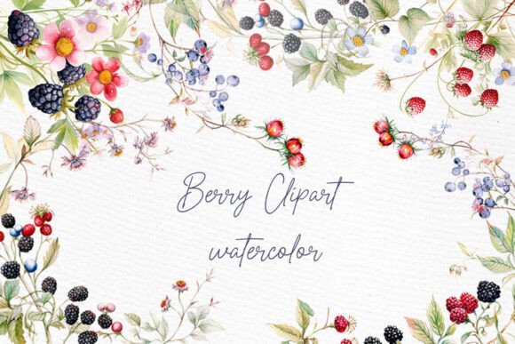 Wildflowers Watercolor Strawberry Png: A Fresh Take on Design Assets
